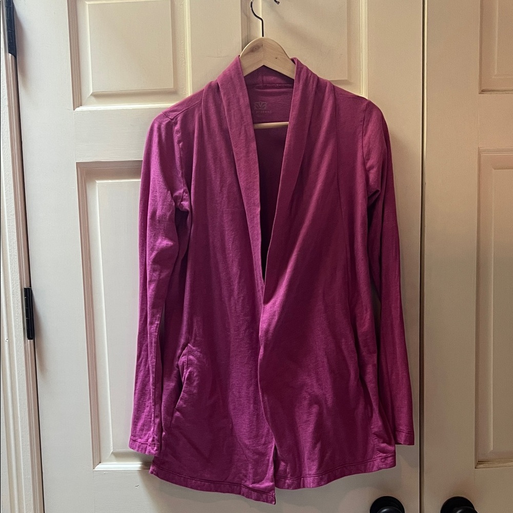 Be Present Pink Cardigan Small